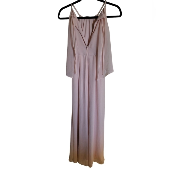 David’s Bridal Bridesmaid Dress Pink  Size 2 - Picture 2 of 4